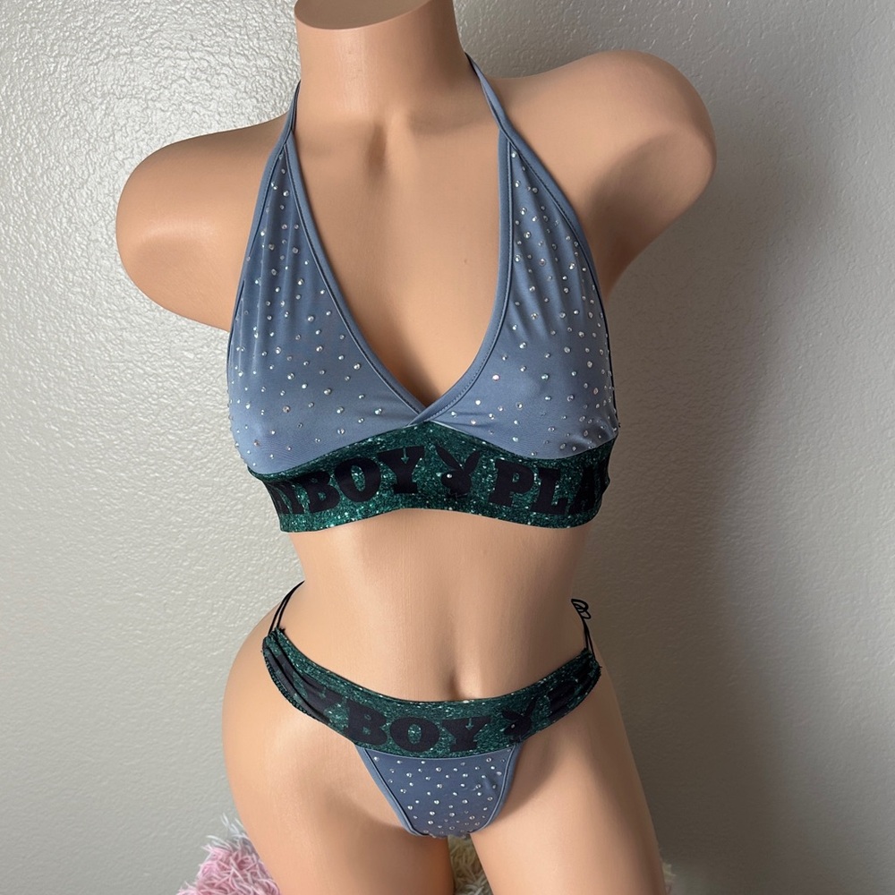 PLAYBOY Stripper Exotic Pole Dancer Outfit Set OS